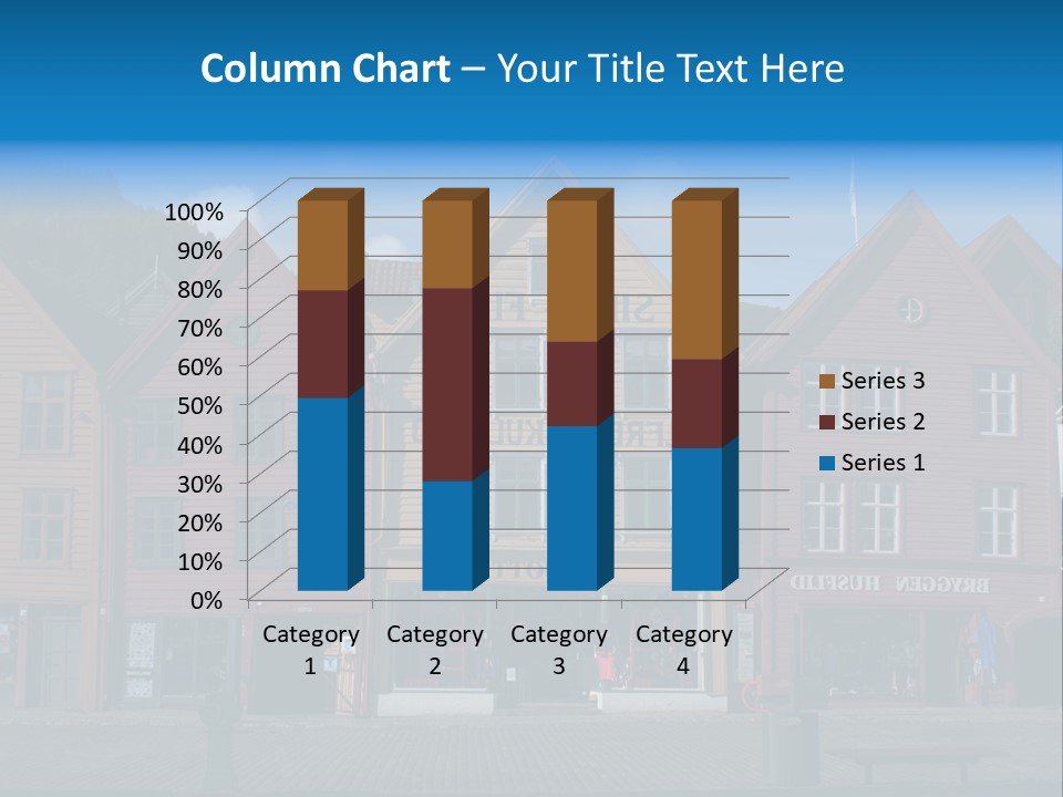 Leaning Fashion Blank Expression PowerPoint Template