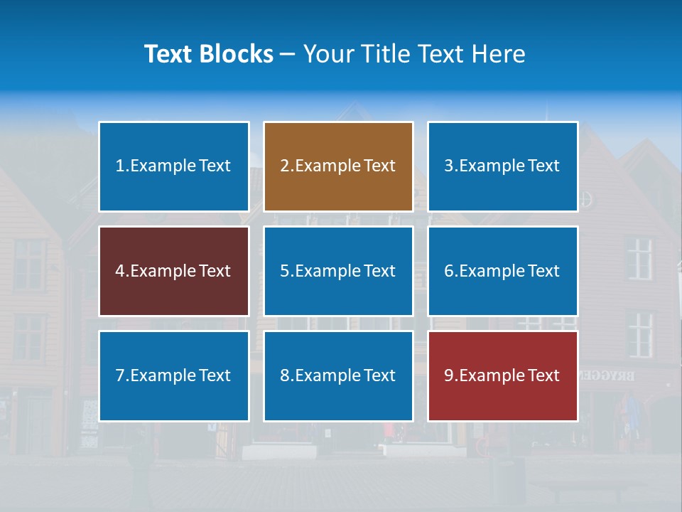 Leaning Fashion Blank Expression PowerPoint Template