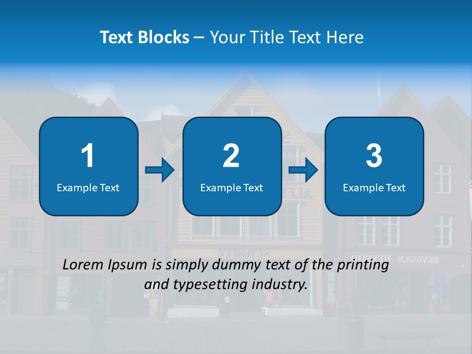 Leaning Fashion Blank Expression PowerPoint Template