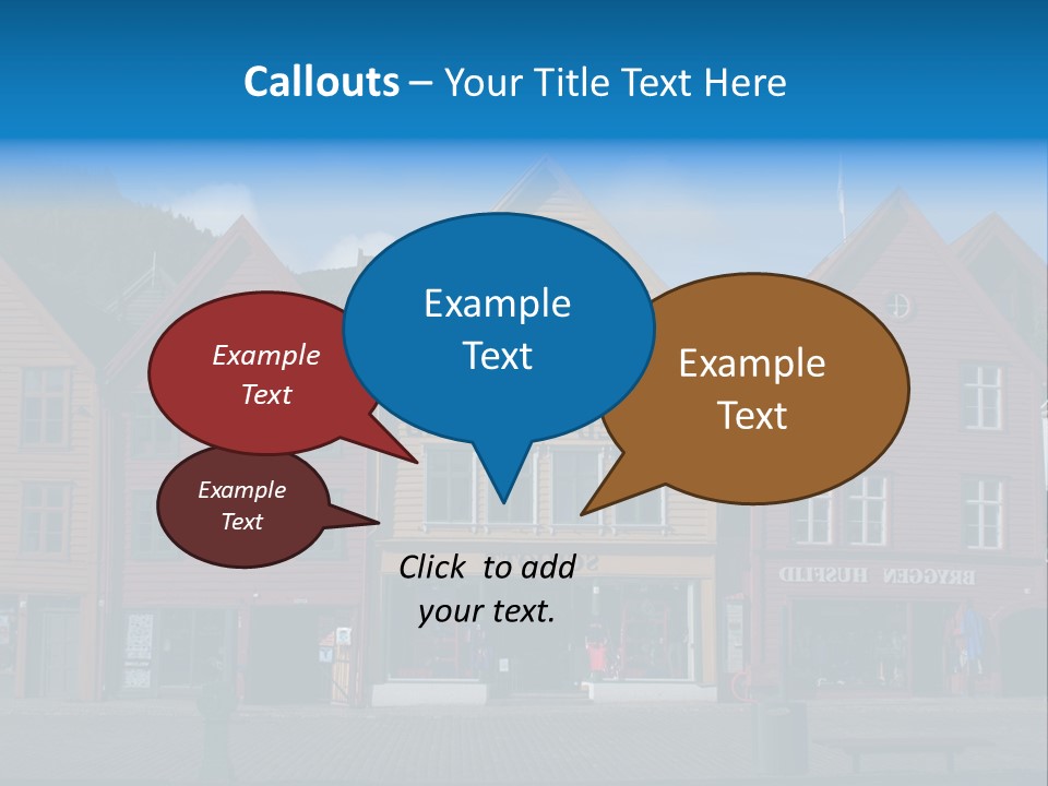 Leaning Fashion Blank Expression PowerPoint Template