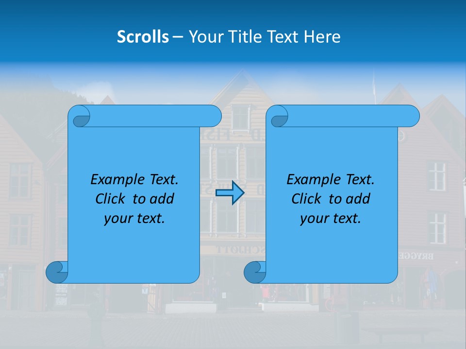 Leaning Fashion Blank Expression PowerPoint Template