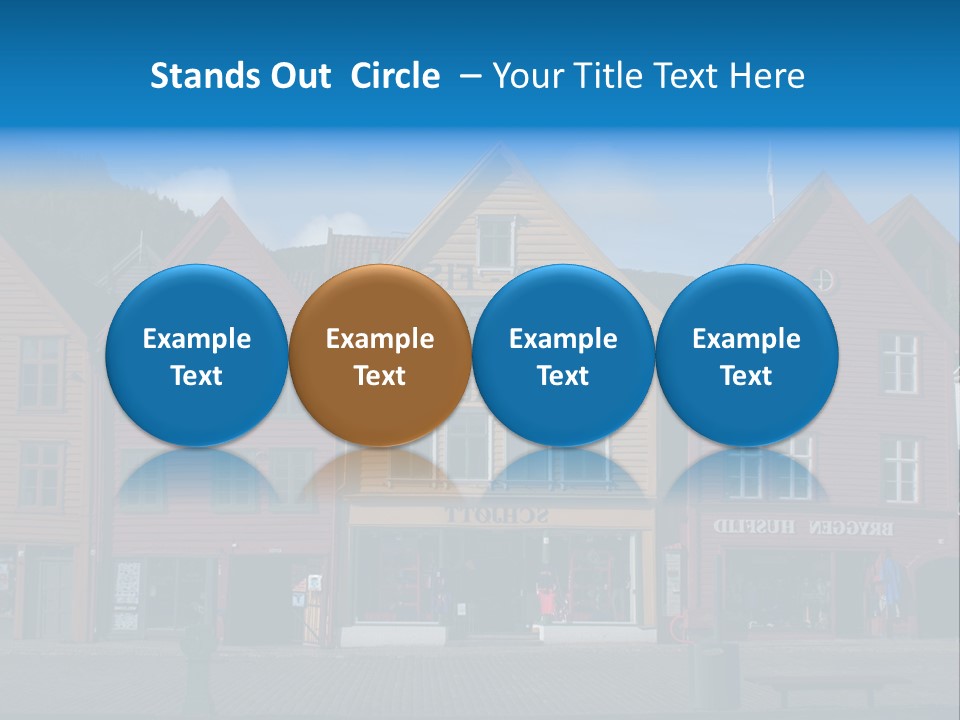 Leaning Fashion Blank Expression PowerPoint Template