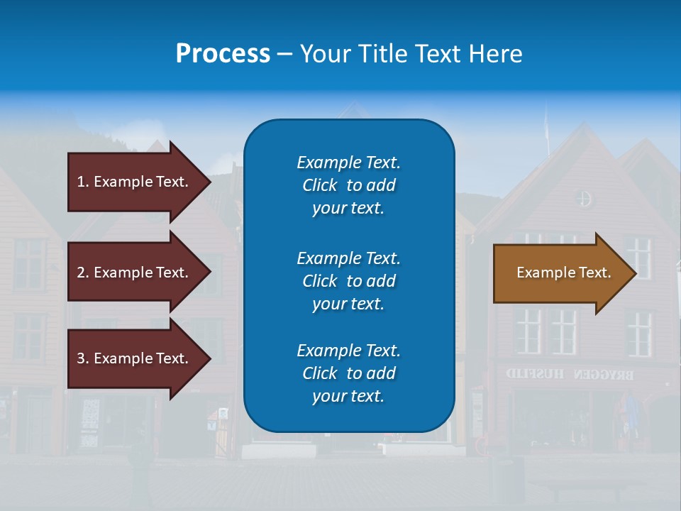 Leaning Fashion Blank Expression PowerPoint Template