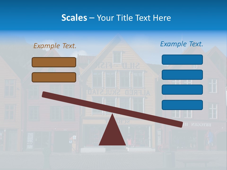 Leaning Fashion Blank Expression PowerPoint Template