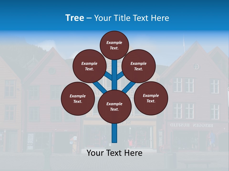 Leaning Fashion Blank Expression PowerPoint Template