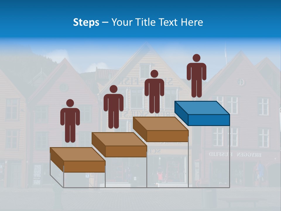 Leaning Fashion Blank Expression PowerPoint Template