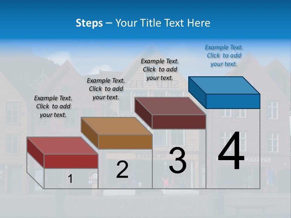 Leaning Fashion Blank Expression PowerPoint Template