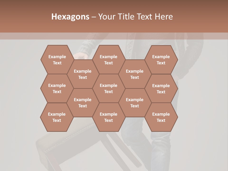 Leaning Fashion Blank Expression PowerPoint Template