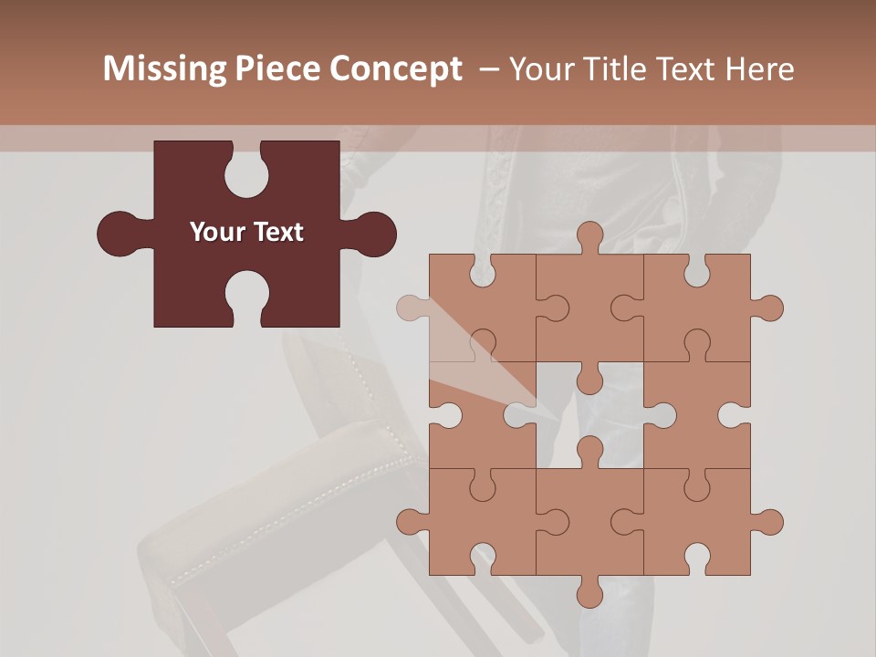 Leaning Fashion Blank Expression PowerPoint Template