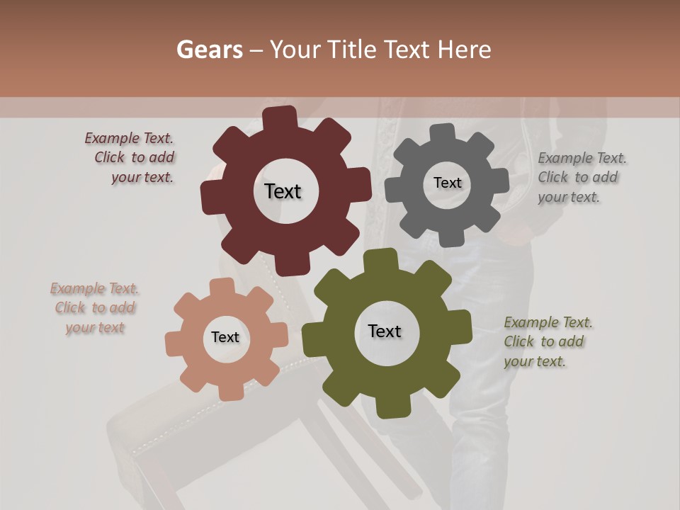 Leaning Fashion Blank Expression PowerPoint Template