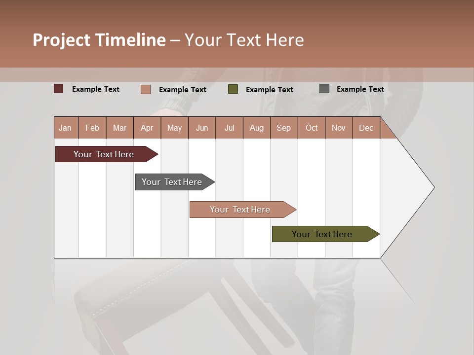 Leaning Fashion Blank Expression PowerPoint Template