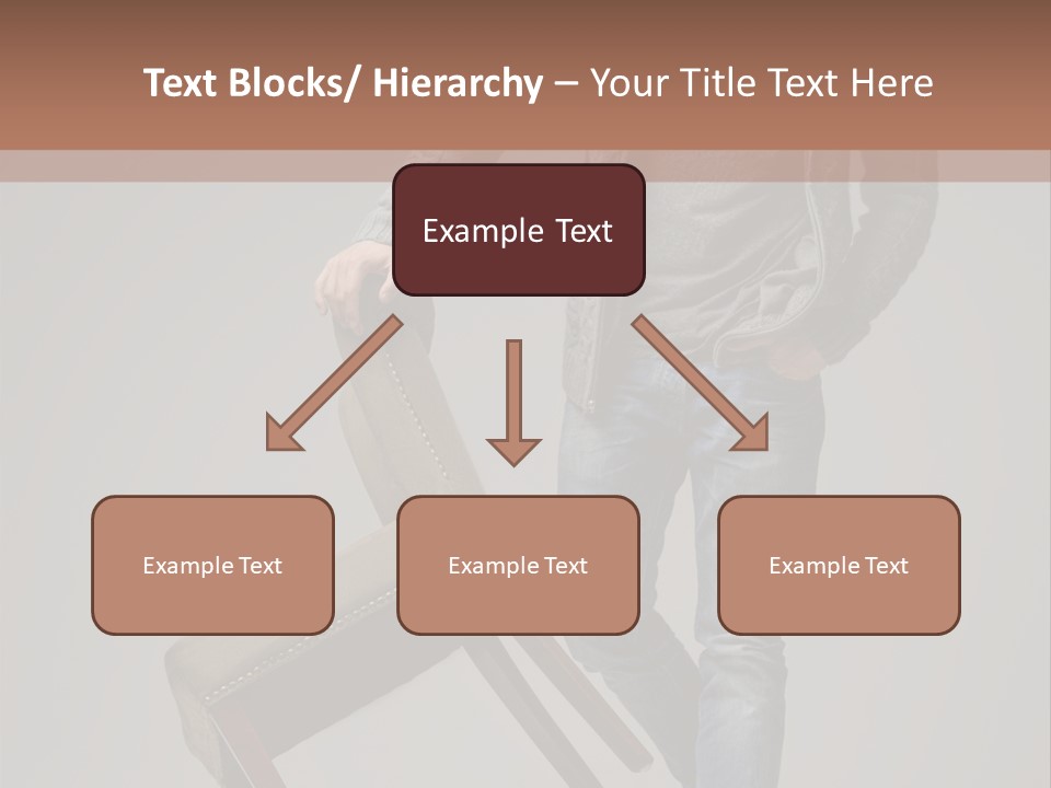 Leaning Fashion Blank Expression PowerPoint Template