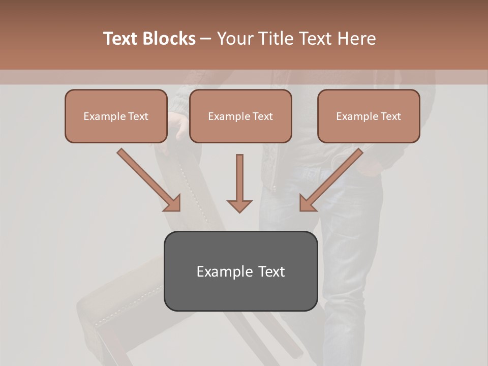 Leaning Fashion Blank Expression PowerPoint Template