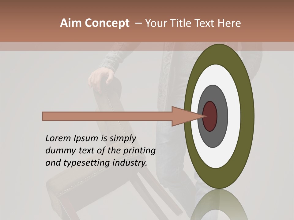 Leaning Fashion Blank Expression PowerPoint Template