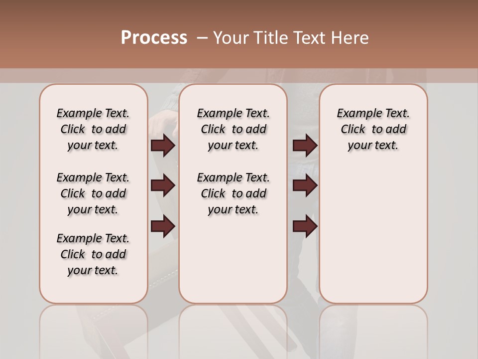 Leaning Fashion Blank Expression PowerPoint Template