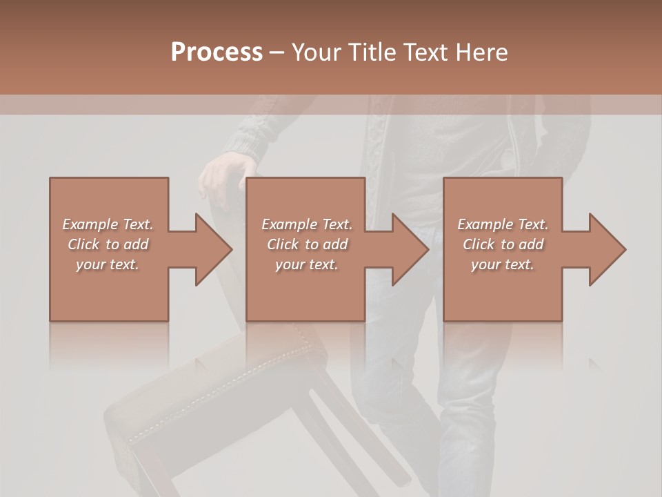 Leaning Fashion Blank Expression PowerPoint Template