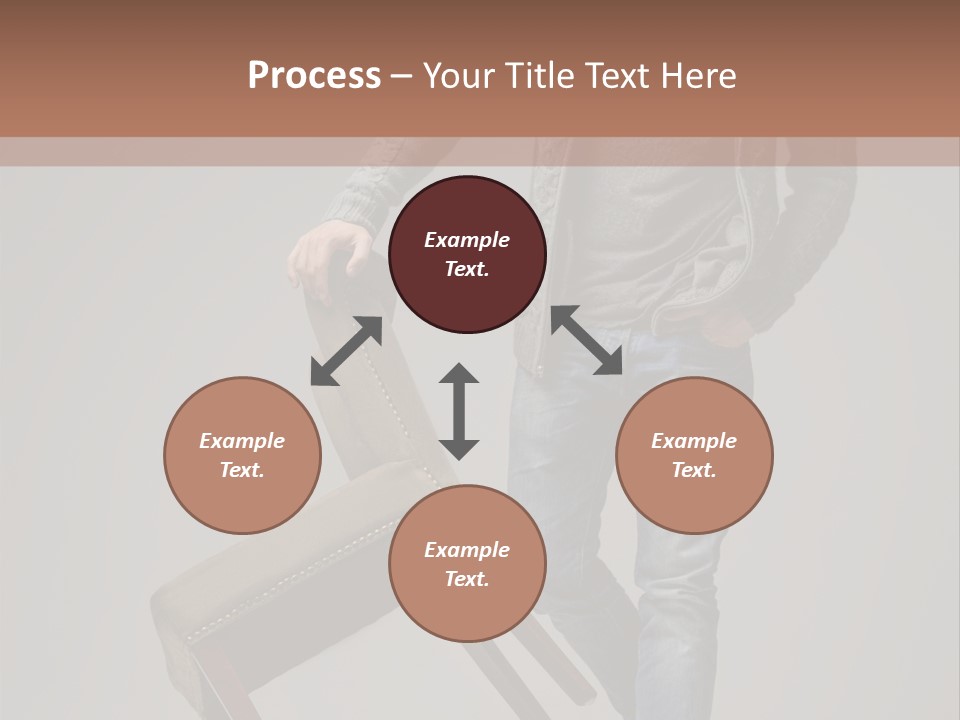 Leaning Fashion Blank Expression PowerPoint Template