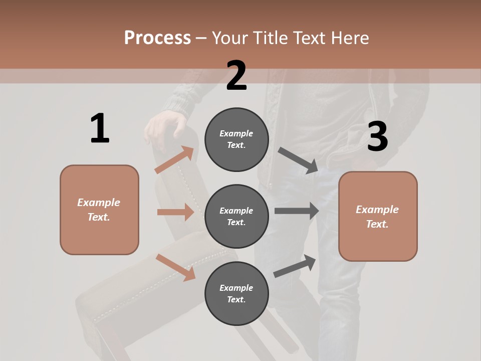 Leaning Fashion Blank Expression PowerPoint Template