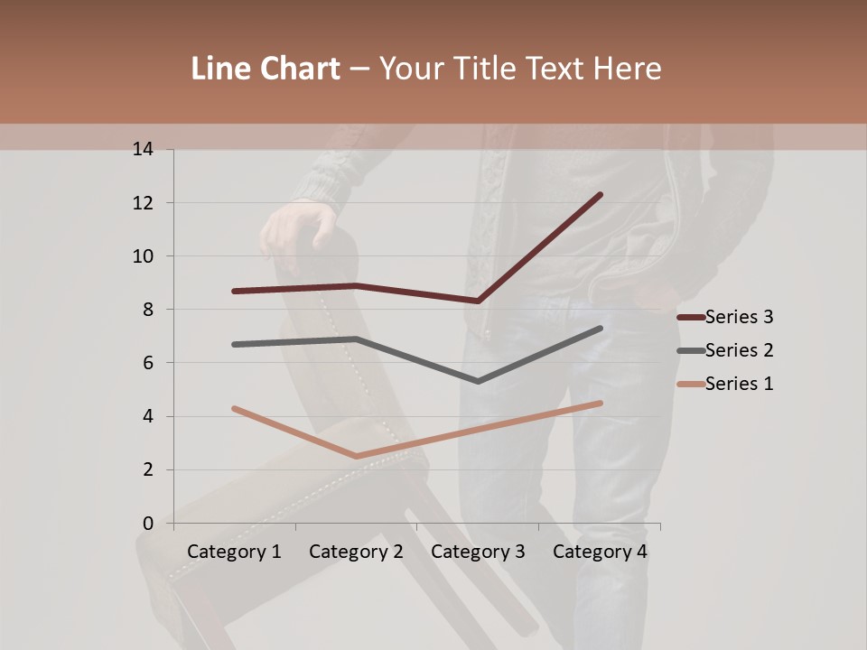 Leaning Fashion Blank Expression PowerPoint Template