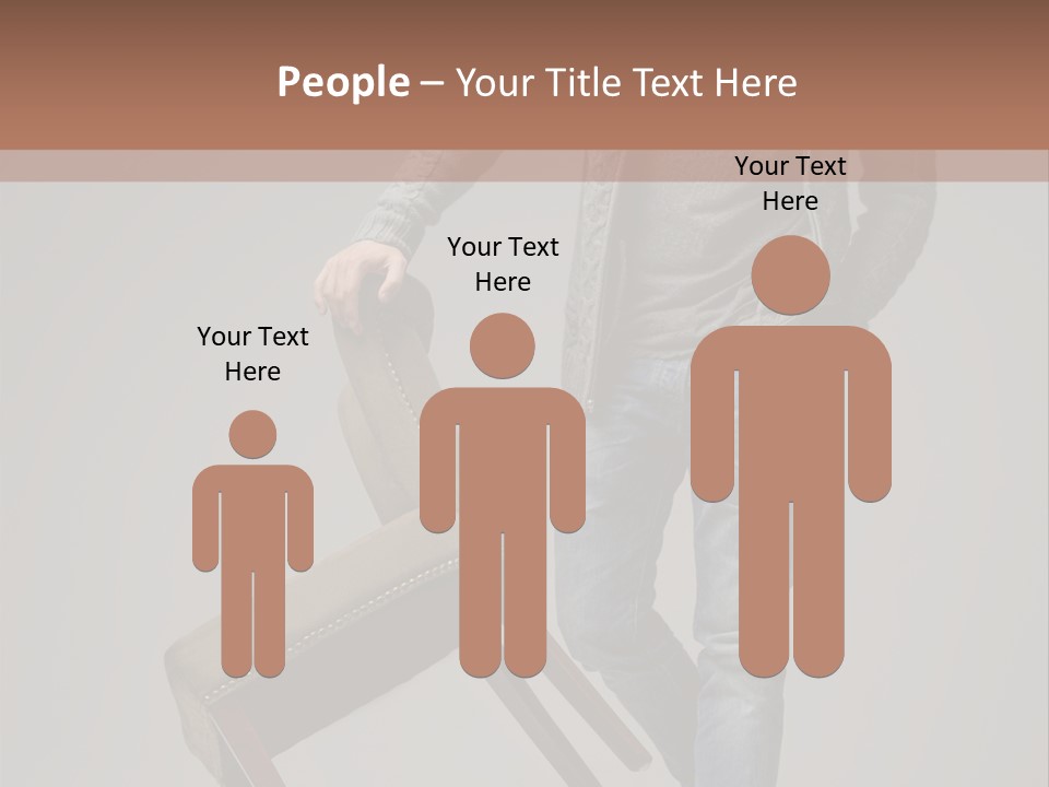 Leaning Fashion Blank Expression PowerPoint Template