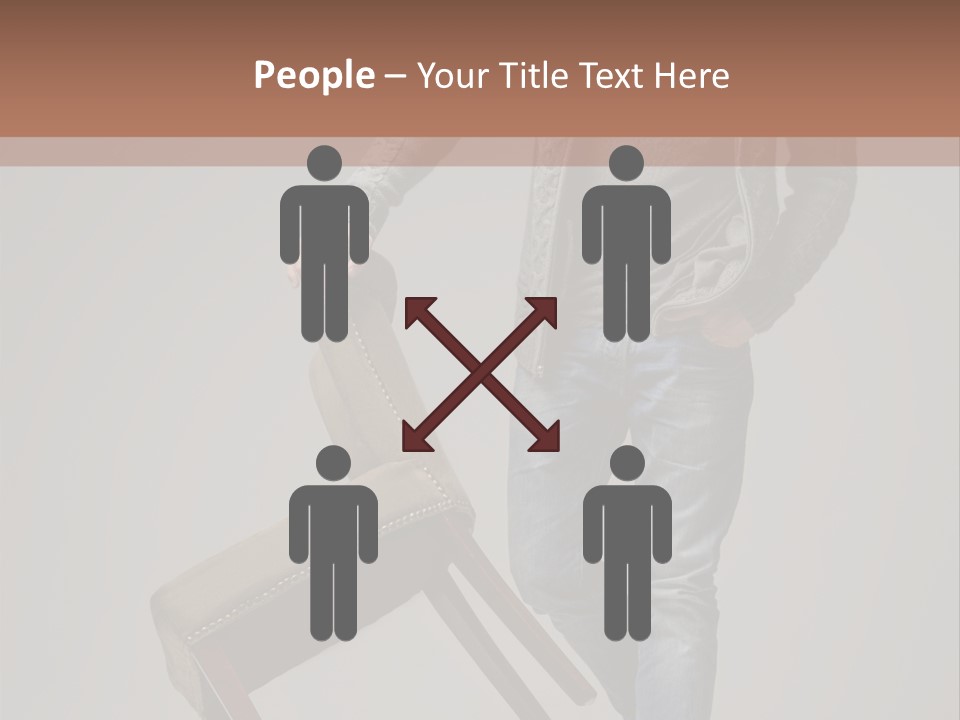 Leaning Fashion Blank Expression PowerPoint Template