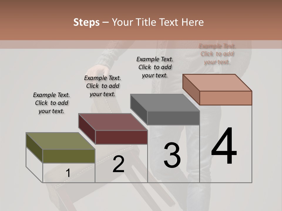 Leaning Fashion Blank Expression PowerPoint Template