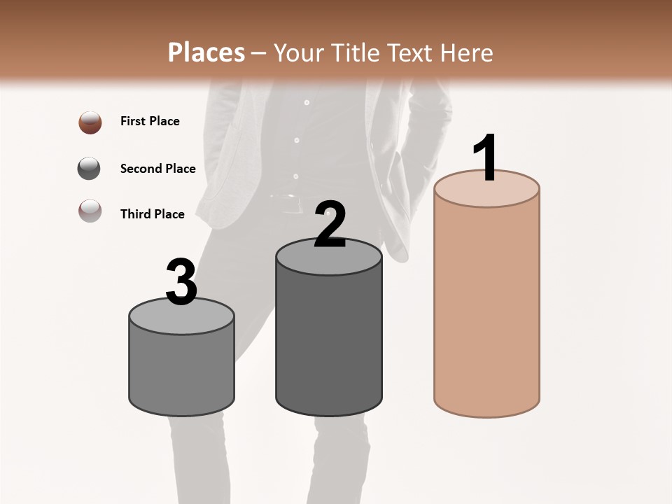 Sunglasses Looking Away Elegance PowerPoint Template