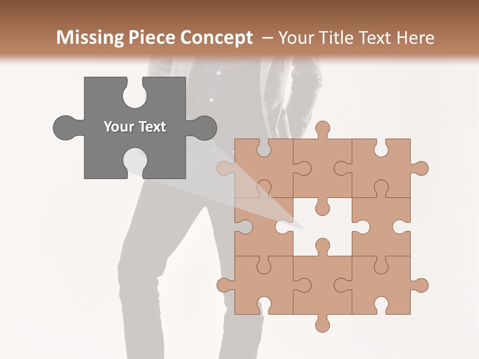 Sunglasses Looking Away Elegance PowerPoint Template