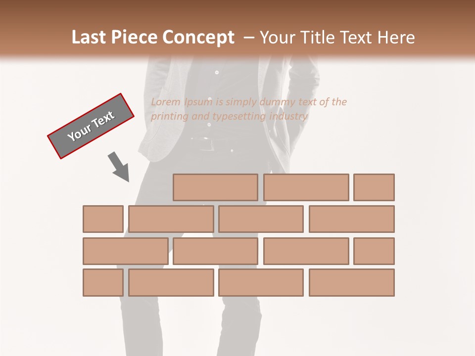 Sunglasses Looking Away Elegance PowerPoint Template