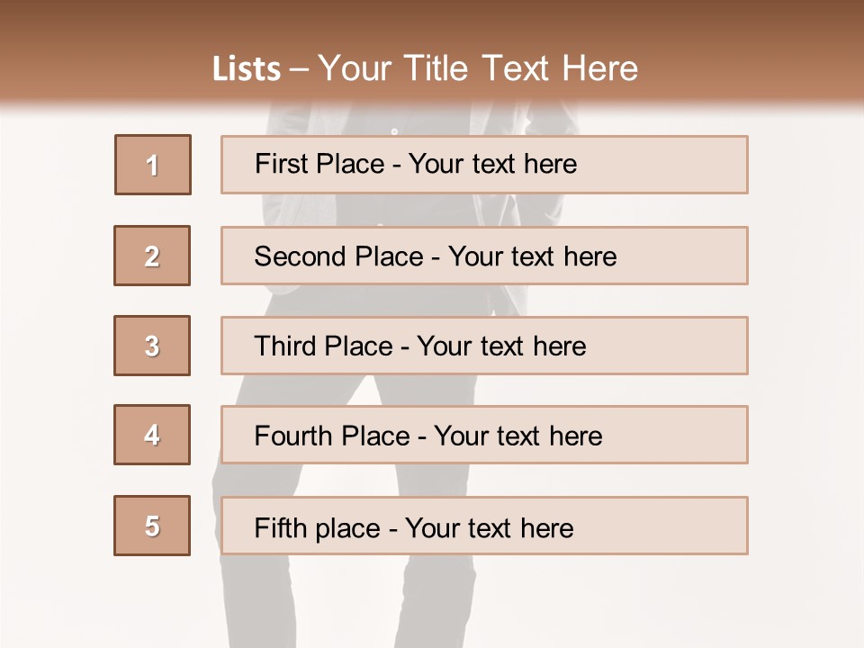 Sunglasses Looking Away Elegance PowerPoint Template