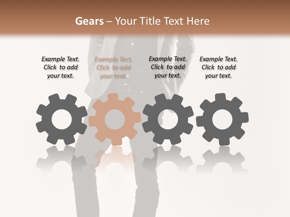 Sunglasses Looking Away Elegance PowerPoint Template