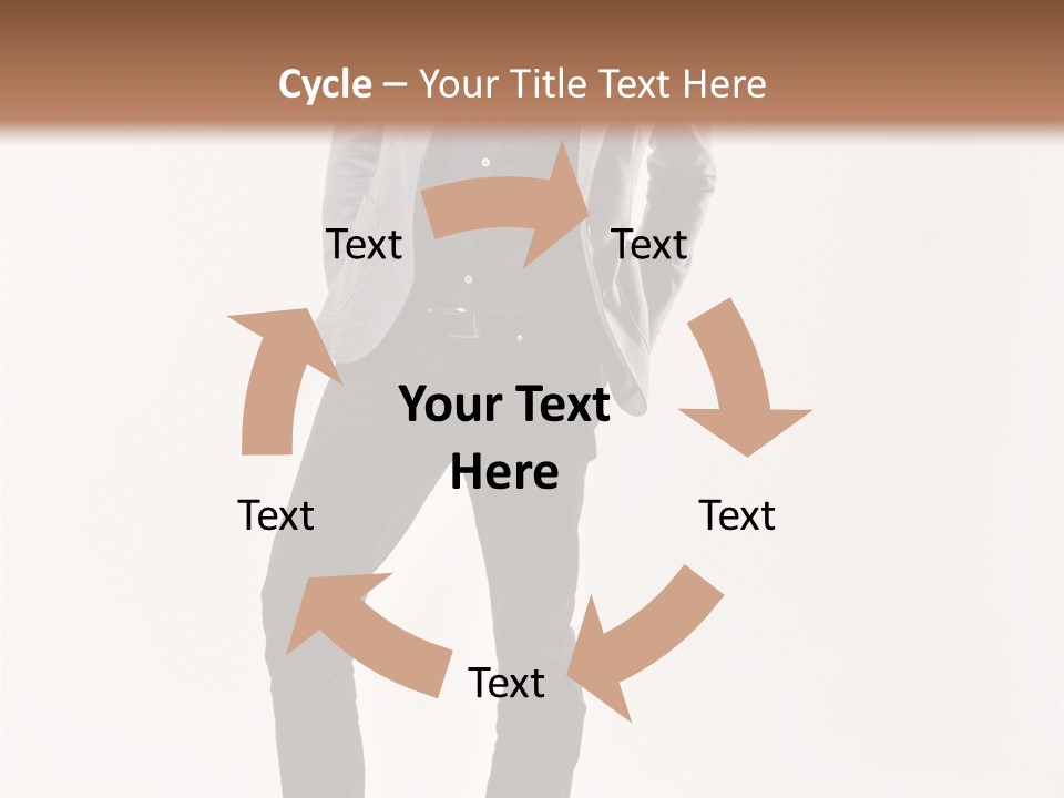 Sunglasses Looking Away Elegance PowerPoint Template