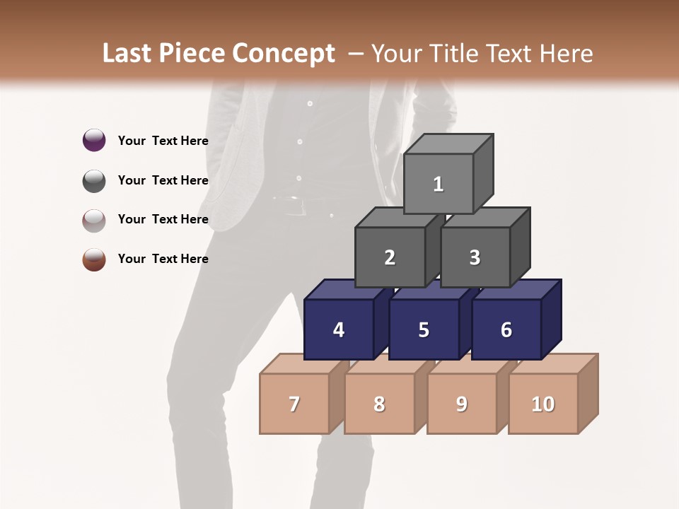 Sunglasses Looking Away Elegance PowerPoint Template