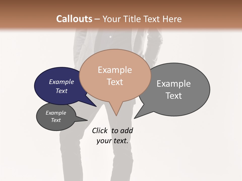 Sunglasses Looking Away Elegance PowerPoint Template