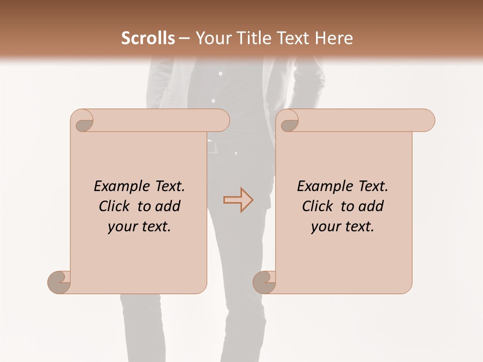 Sunglasses Looking Away Elegance PowerPoint Template