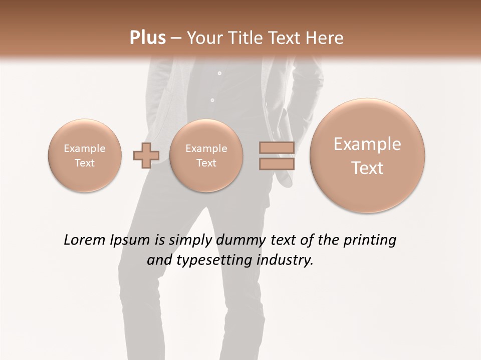 Sunglasses Looking Away Elegance PowerPoint Template