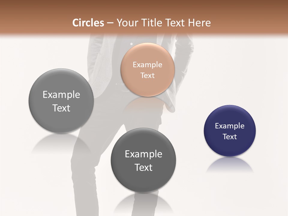 Sunglasses Looking Away Elegance PowerPoint Template