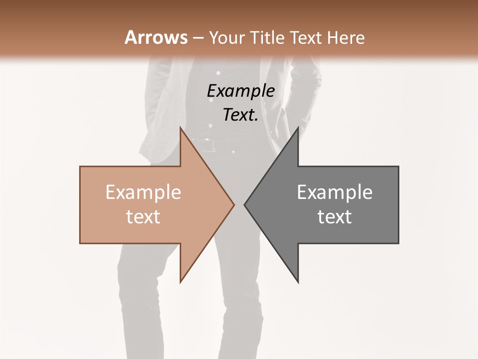 Sunglasses Looking Away Elegance PowerPoint Template