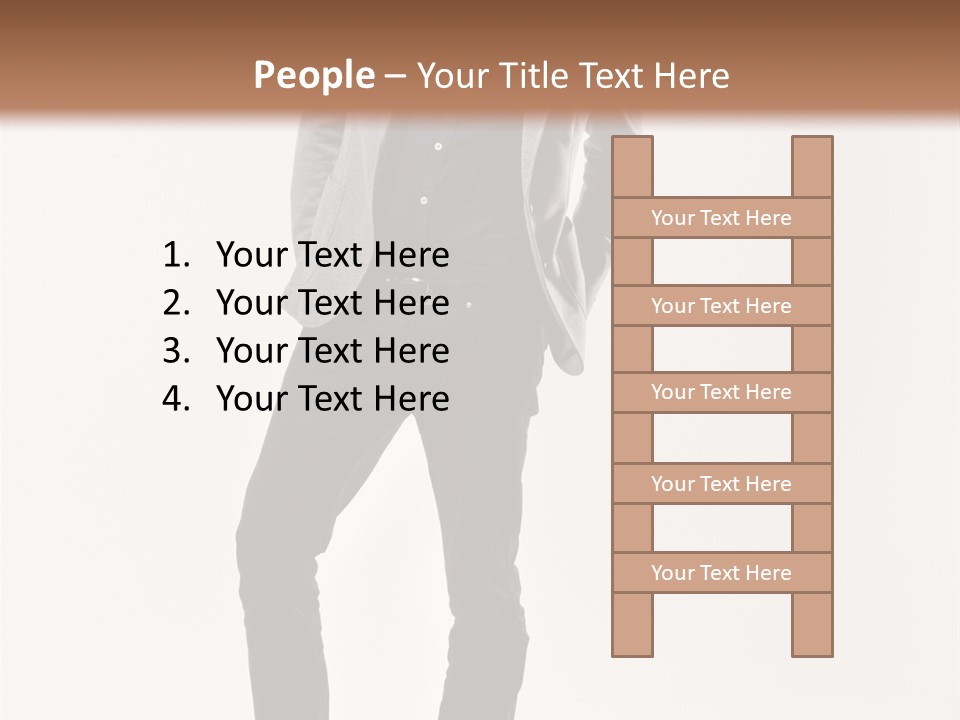 Sunglasses Looking Away Elegance PowerPoint Template