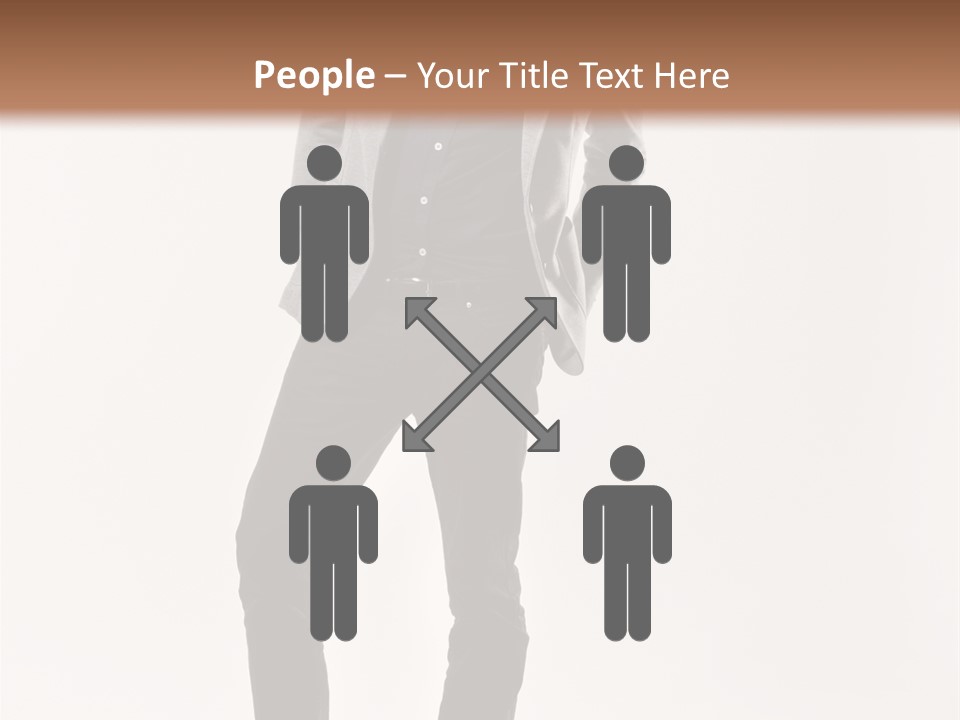 Sunglasses Looking Away Elegance PowerPoint Template