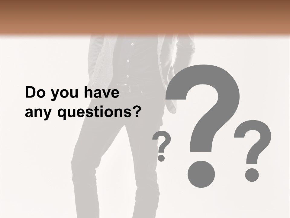 Sunglasses Looking Away Elegance PowerPoint Template