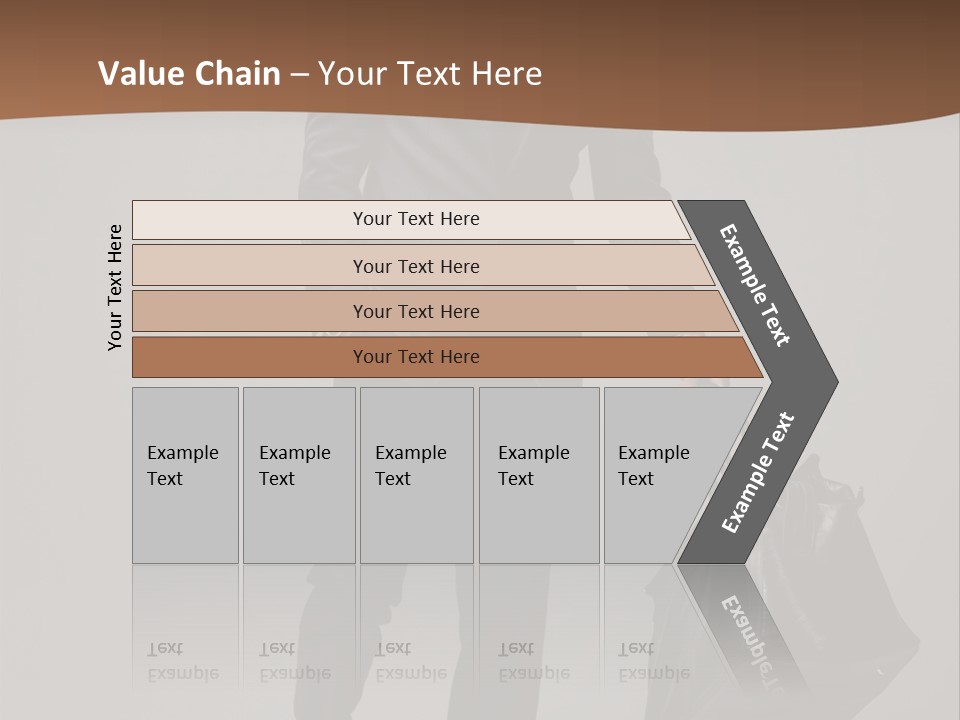 Suit Brown Hair Satisfaction PowerPoint Template