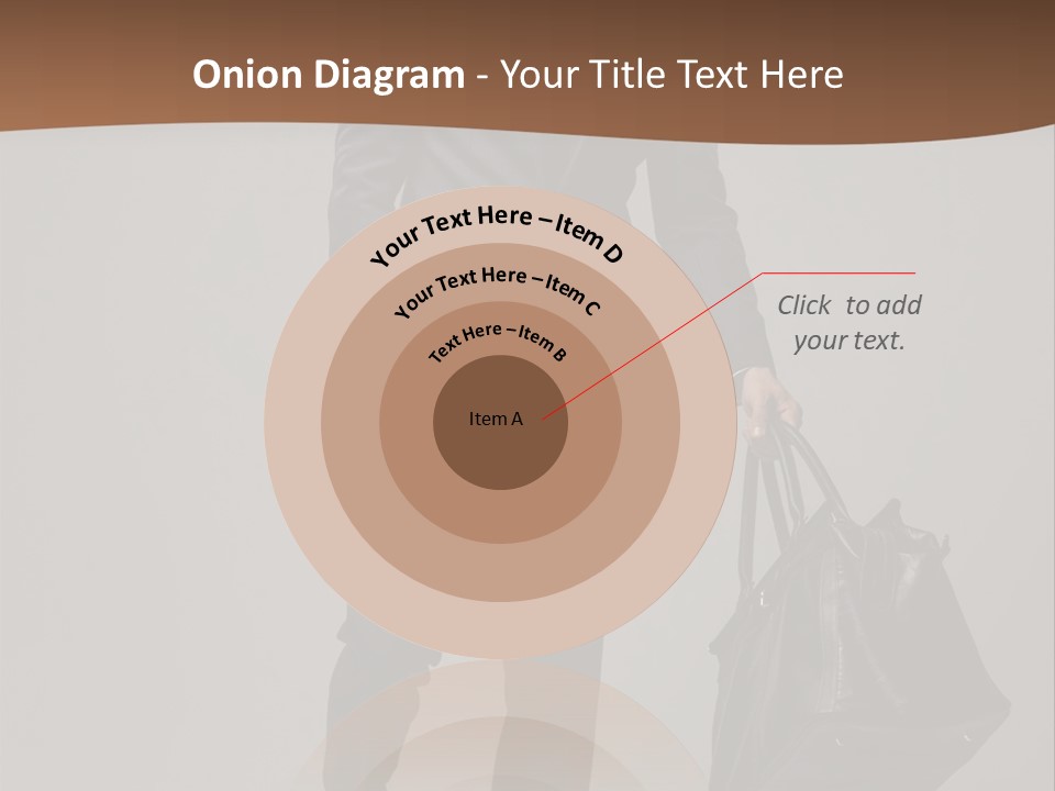 Suit Brown Hair Satisfaction PowerPoint Template