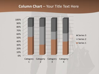 Suit Brown Hair Satisfaction PowerPoint Template