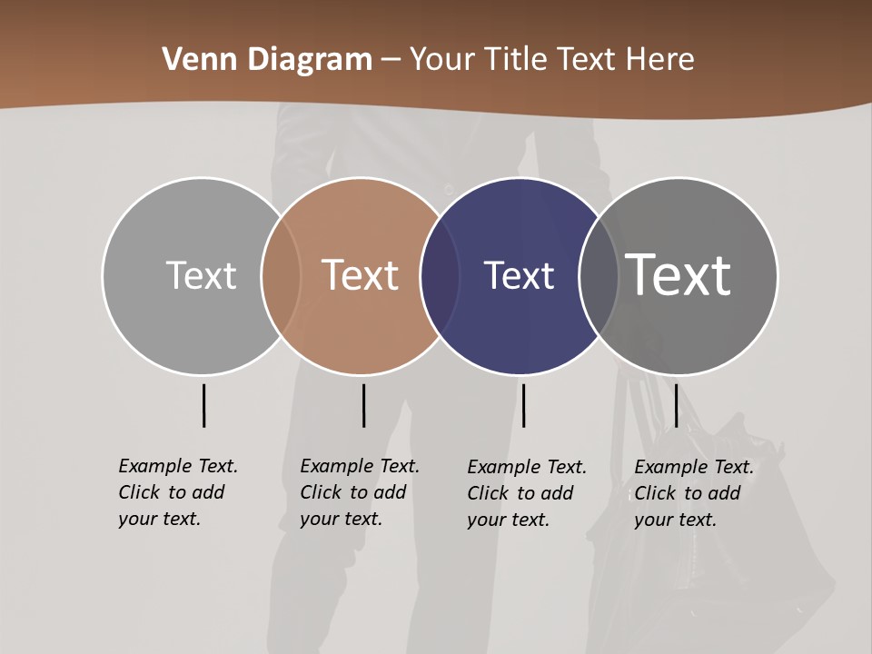 Suit Brown Hair Satisfaction PowerPoint Template