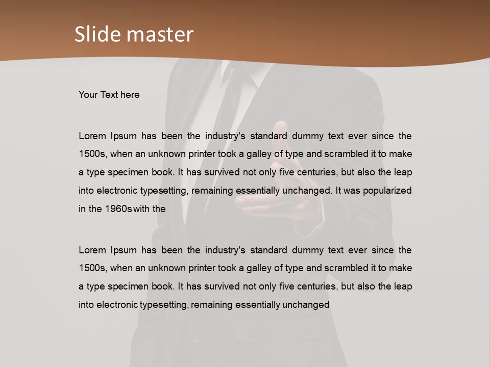 Years Young Adult Sunglasses PowerPoint Template