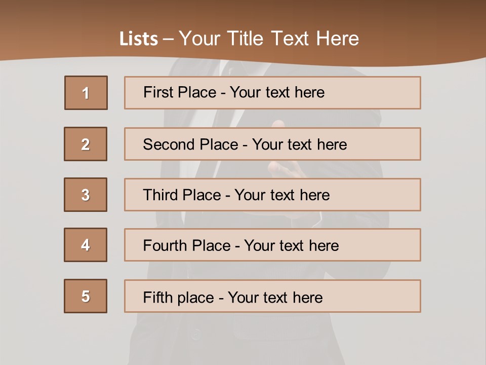 Years Young Adult Sunglasses PowerPoint Template