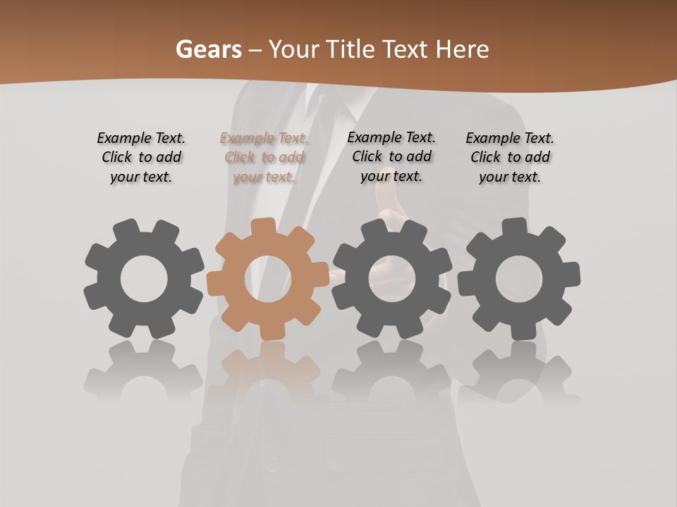 Years Young Adult Sunglasses PowerPoint Template