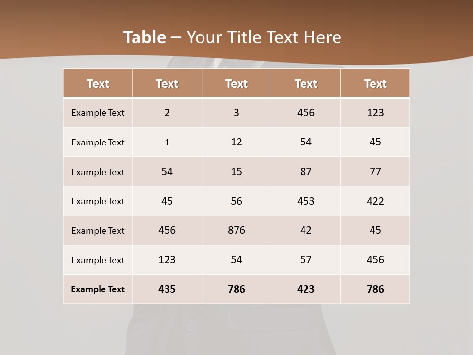 Years Young Adult Sunglasses PowerPoint Template