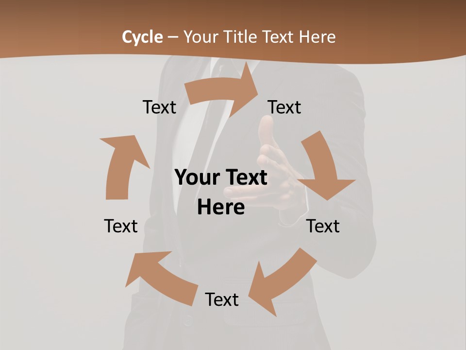 Years Young Adult Sunglasses PowerPoint Template